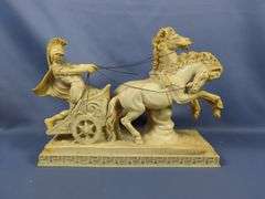 A. Santini Italian Sculpture - Roman Chariot