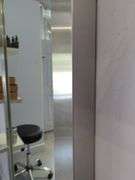 Full Length Wall Mirror, Approx 74.5" x 32.5", Attached To Wall, Bidder Responsible For Proper Removal