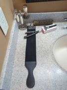 GoDollar Straight Razor With Strop, Edwin Jagger Razor Stand And Parker Razor in Box
