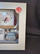 Coca-Cola Clock "Good!" Garage Scene Collectible