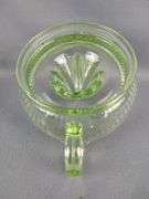 Uranium Glass Citrus Juicer