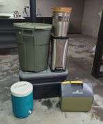 Storage Containers and Cooler