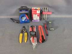 Ultra Steel Cordless Power Drill, Includes Battery, Charger, And Case And Various Hand Tools