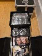 Eyelash Extension Supplies and Two Carrying Cases