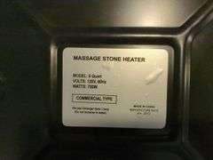 6 Quart Commercial Massage Stone Heater with Stones