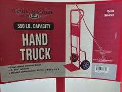 Haul-Master Hand Truck and Folding Cart with Extra Wheels