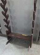 Double Sided Free Standing Gun Rack, Holds 15 Long Arms 67" X 28" X 7"