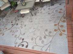 Floral Pattern Outdoor Rug