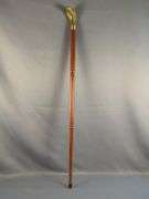 Brass Cobra Head Handled Walking Stick