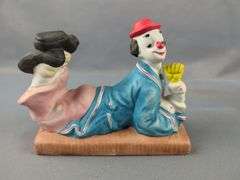 Porcelain Clown Figurines