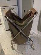 Laundry Day Rolling Cart and Two Plastic Baskets