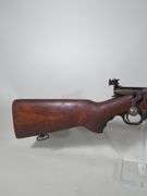 O.F. Mossberg & Sons 44US .22 LR Bolt Action Rifle SN# 104675, Marked US Property, Has Mossberg S-130 Peep Sight, No Mag