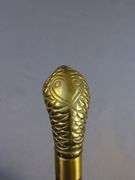 Brass Cobra Head Handled Walking Stick