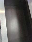 Modern Paper Tall Floor Lamp And Floating Cabinet
