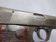 J.P. Shuer & Sohn 38H 7.65mm  Pistol SN# 389732, 2 Total Mags, In Leather Holster