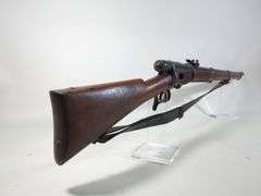 Soc. Ind. Suisse Vetterli Stutzer 10mm Bolt Action Rifle SN# 49531, Leather Sling, With Socket Bayonet