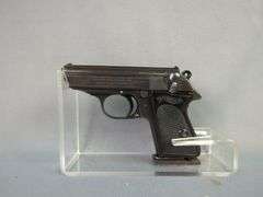 Walther PPK 7.65mm Pistol SN# 357785, Nazi Mark, 4 Total Mags, In Leather Holster
