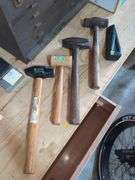 Assorted Hammer Lot - Club Hammer, Mallet, Wedge, Qty 5