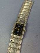 Bulova Diamond Quartz Watch, Marked On Back 18K Gold No. 2120 Swiss Made, And Bulova 23 Jewels Watch, Marked 10K Rolled Gold Plate