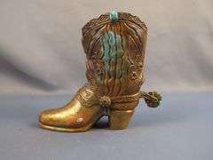 Collection Of Brass Cowboy Figurines