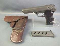 CZ/ CAI 53 7.62 Tokarev Pistol SN# C 07657, 2 Total Mags, In Leather Holster