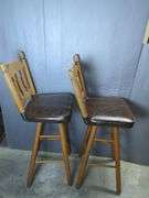 Bar Stools with Leatherette Seats