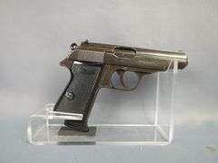 Walther PP 7.65mm Pistol SN# 348401 P, Nazi Mark, 1940s, 3 Total Mags, In Leather Holster