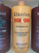 Kerastase Paris Professional Shampoo Including Aura Botanica and Bain Oleo-Curl, Qty 4, Unopened