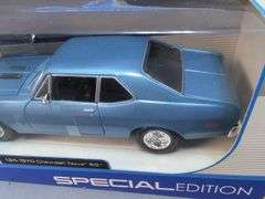 Maisto Special Edition Diecast Car Set: '66 Chevelle, '68 Camaro, '70 Nova