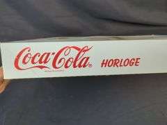 Coca-Cola Clock "Good!" Garage Scene Collectible