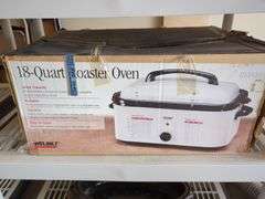 Welbilt 18-Quart Roaster Oven and Roasting Pans, Qty 2
