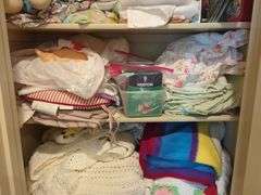 Household Items Including Linens, Decor, and More