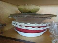 Fitz and Floyd Holly Berry Bowl, Ceramic And Glass Platters, Coasters And More