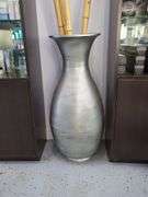 Oversized Vase with Bamboo Stalks