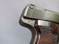 J.P. Shuer & Sohn 38H 7.65mm  Pistol SN# 389732, 2 Total Mags, In Leather Holster