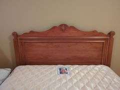 Sealy Posturepedic Full Size Bed with Wood Bed Frame