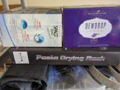 Kitchen and Home Goods Including Cake Turntable, Food Dehydrator, Essential Oil Diffuser