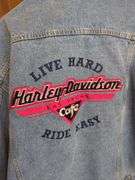 Harley-Davidson Las Vegas Cafe Mens Denim Jacket, Size L