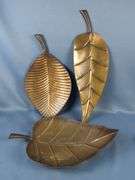 Decorative Leaf Trays and Mirrored Tray Assortment