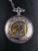 Kansas City Railroad Pocket Watch with Chain and Certificate, Unknown Working Order