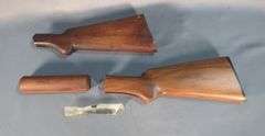 Stevens 520 12 ga Butt Stock And Foregrip, And Stevens 12 ga Lever Action Oak Butt Stock