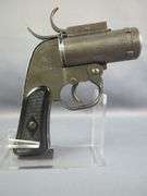Pistol Pyrotechnic M8 Flare Gun SN# 296611, Marked U.S. Property, In Leather Holster