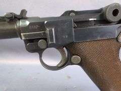 DWM 1918 Artillery Model Luger 9mm Pistol SN# 8107, In Leather Holster