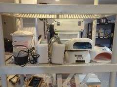 Spa Equipment Including UV LED Nail Lamp, Steam Setter, and More