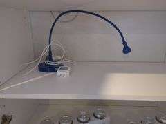 White Pantry Cabinet with Contents Included