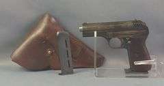 CZ P-24 .380 ACP Pistol SN# 13126, 2 Total Mags, In Leather Holster