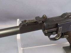 DWM 1918 Artillery Model Luger 9mm Pistol SN# 8107, In Leather Holster