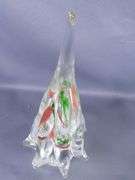 Art Glass Christmas Tree Figurines