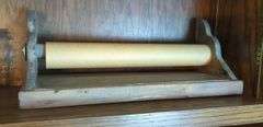 Wooden Saran Wrap Roll Dispenser