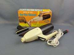 Coleman Cordless Wet/Dry Vacuum, In Original Box And Vintage Car Vacuum Cleaners, Qty 2